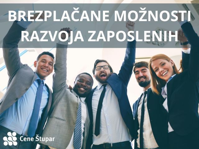 Brezplačne možnosti razvoja zaposlenih