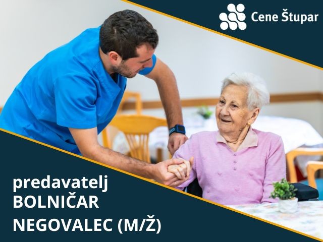 Predavatelj v programu Bolničar negovalec (m/ž)