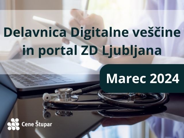 Digitalne veščine in portal ZD Ljubljana