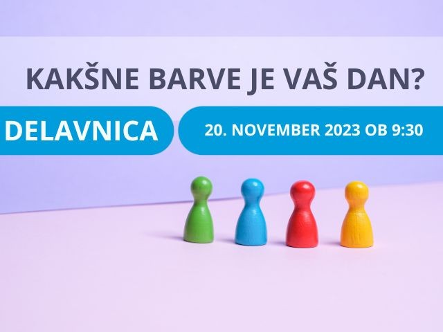 Delavnica Kakšne barve je vaš dan