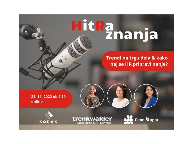 HitRa znanja - Epizoda 1: Trendi na trgu dela in kako naj se HR pripravi nanje?
