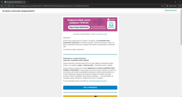 Cene Štupar Newsletter, December 5, 2024