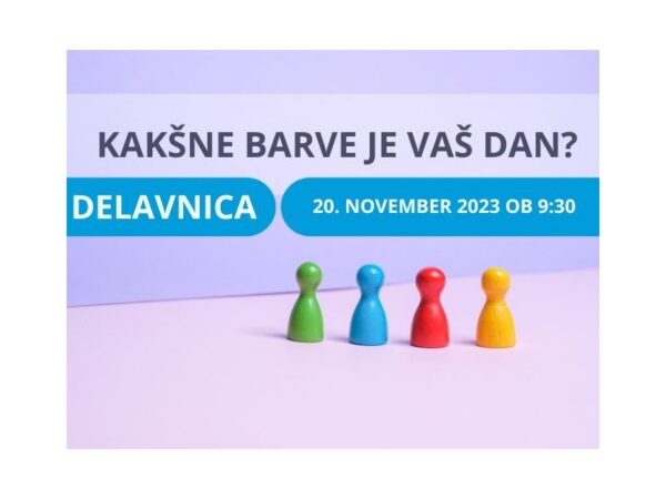 Delavnica Kakšne barve je vaš dan