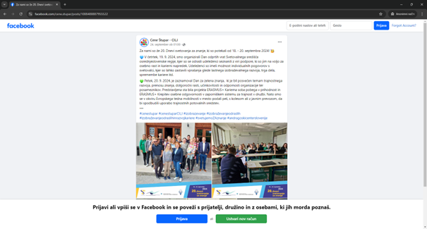 Facebook Prices Štupar September 24, 2024