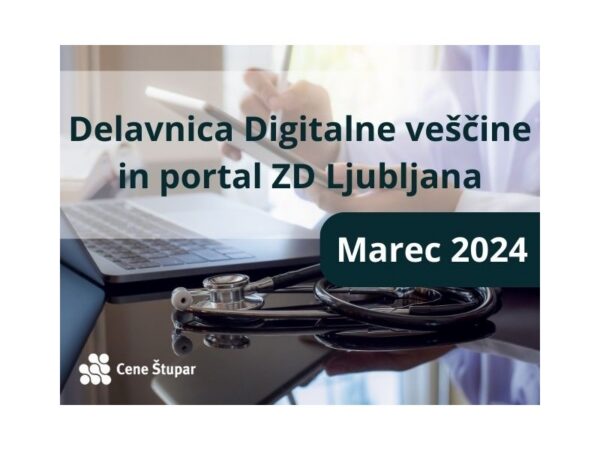 Digitalne veščine in portal ZD Ljubljana