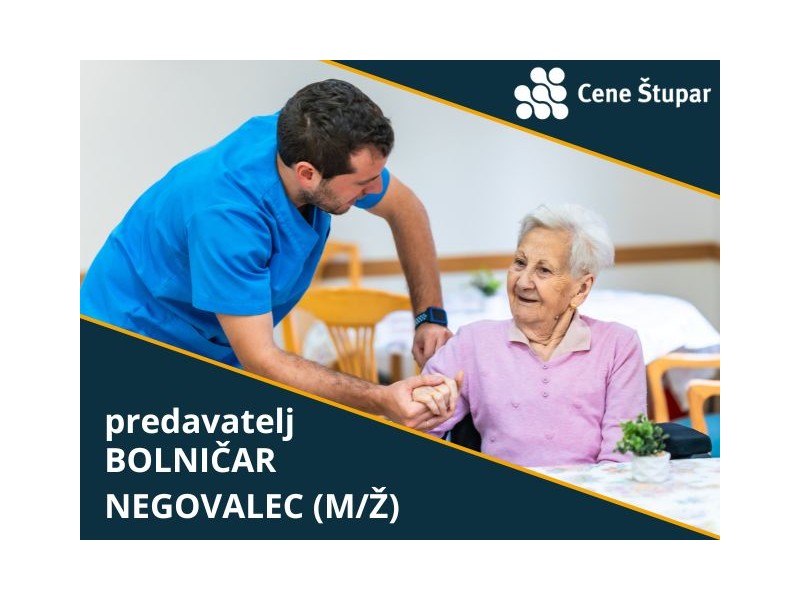 Predavatelj v programu Bolničar negovalec (m/ž)