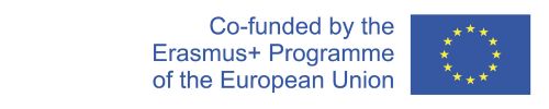 Logo: Co-funded by the Erasmus+ program of the European Union.